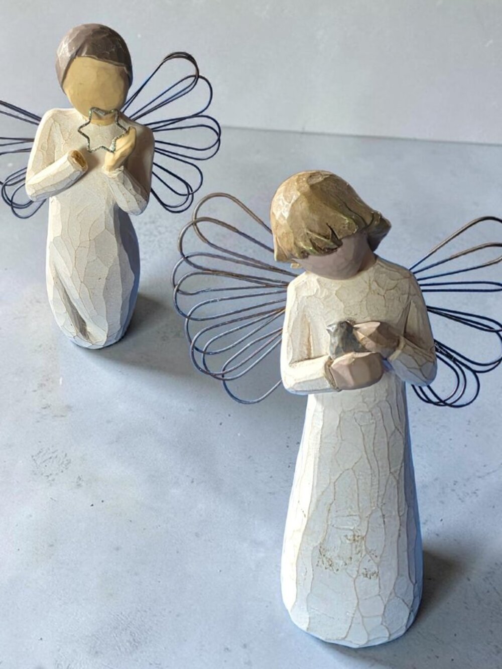 WILLOW TREE (1999) Angel of Healing Vintage Collectible with Extra Figurine